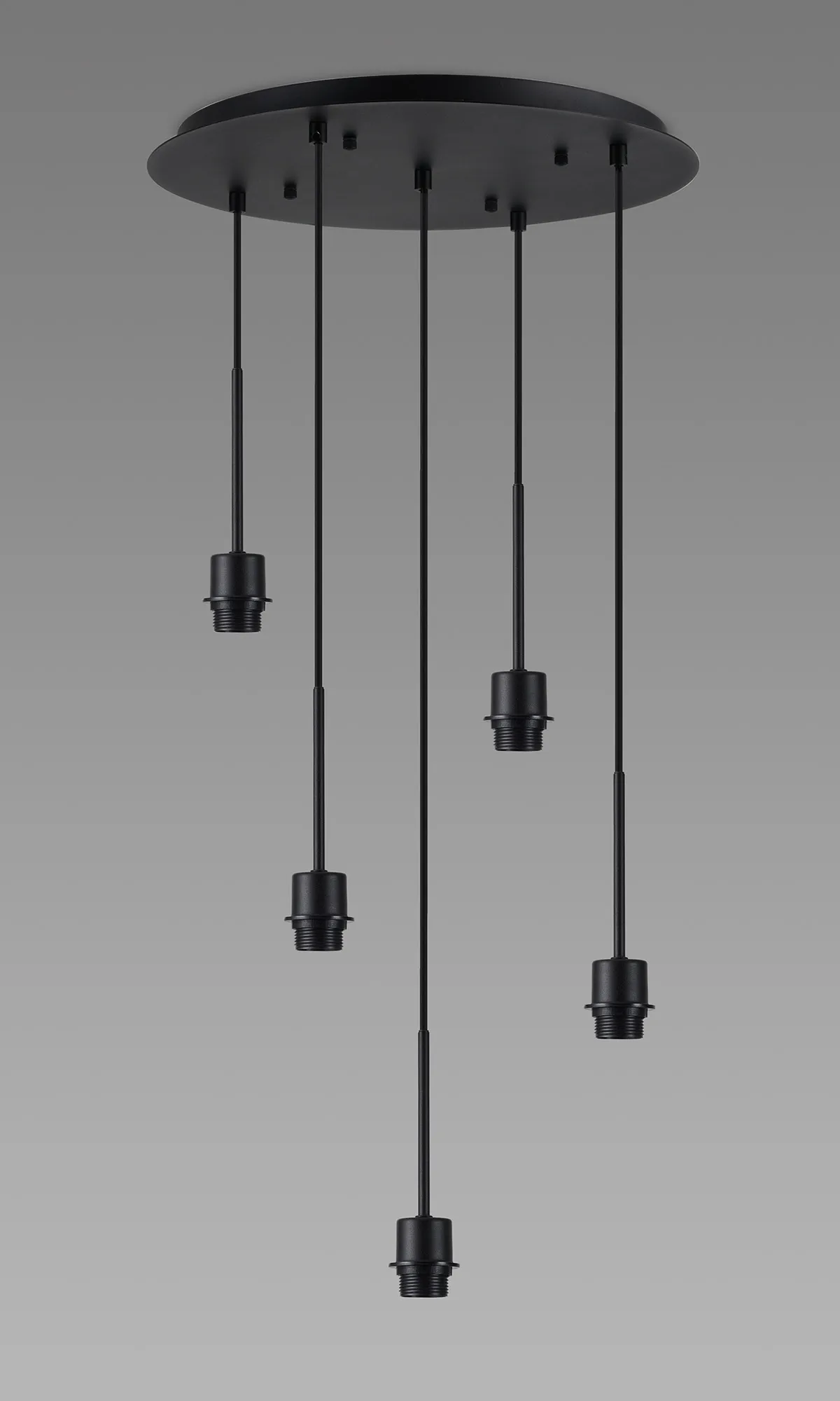 Carrie Satin Black Ceiling Lights Deco Multiple Pendant